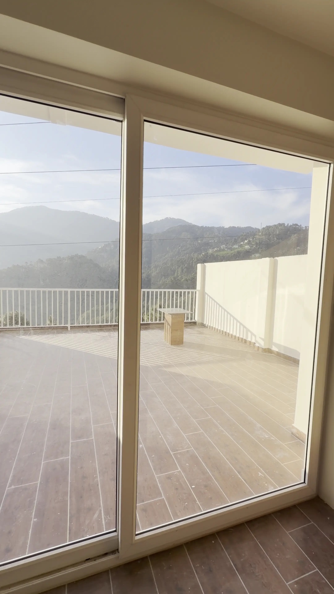Balcony view at Hotel Pineora Dalhousie